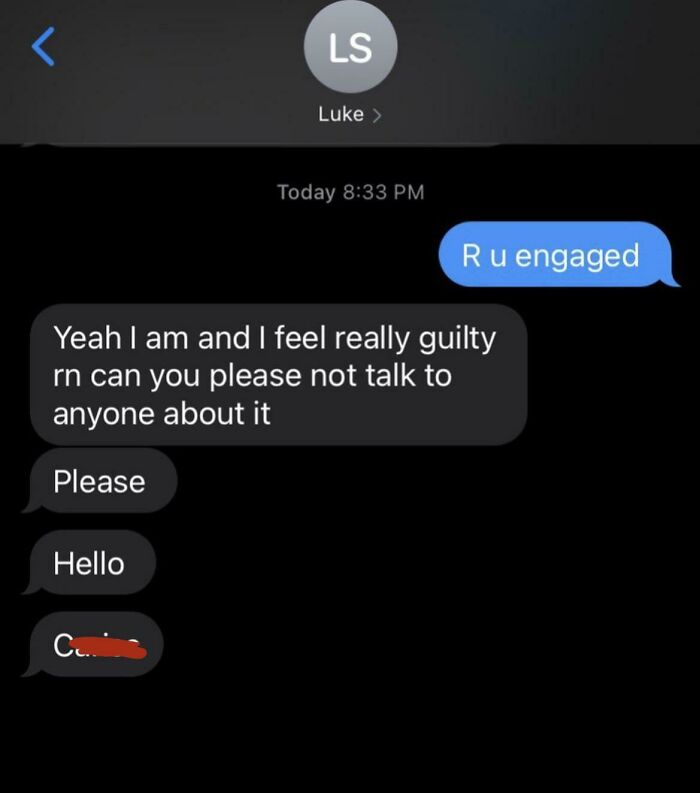 Was Seeing Him For Almost 2-Months Before I Found Out. Sent Him This Message Before Telling His Fiancé Everything