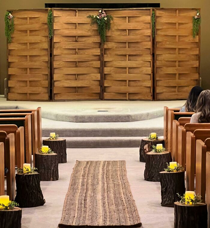 Built A Backdrop For My Niece’s Wedding….(7’3”x16’)