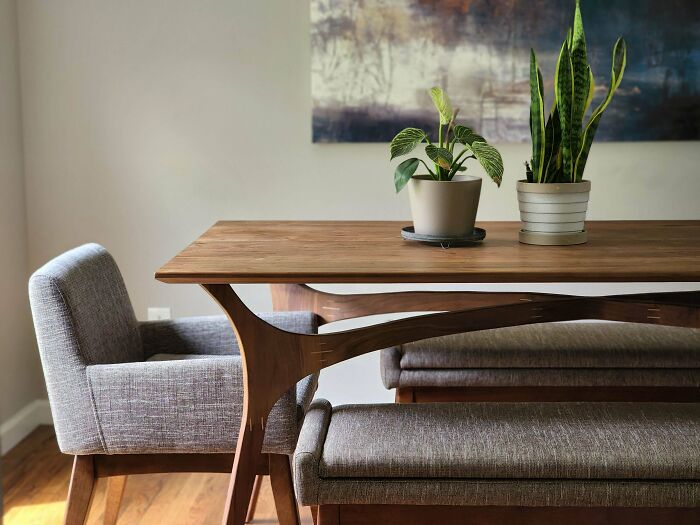 I Spent Over A Year Searching For A Table And Couldn't Find Anything I Liked, So I Decided To Design And Build My Own