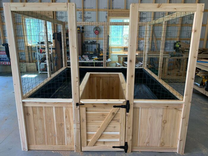 Covid Gave Me The Time To Actually Make A Biz Out Of Woodworking. Biggest Seller By Far Is The Walk In Garden Bed. 20 Out The Door The Last Two Months!!