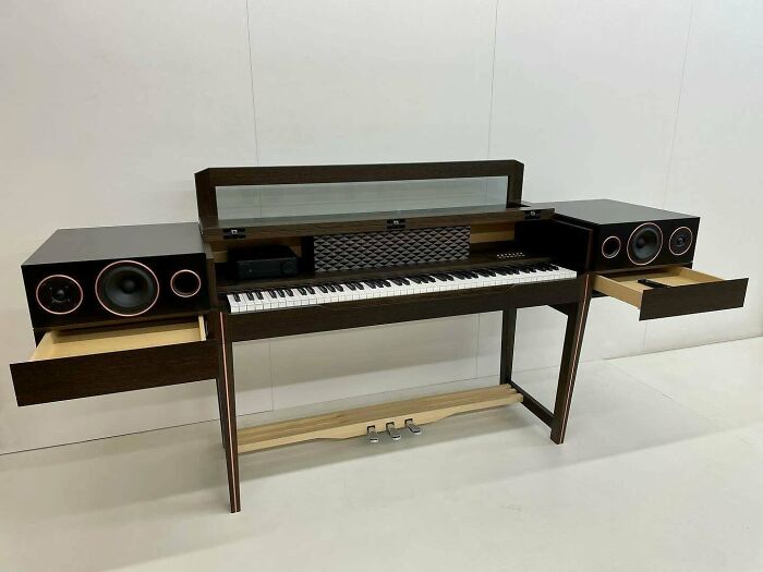 Masterpiece I Made For Cabinetmaker Masterclass. Includes A Secret Drawer That Opens With A Melody