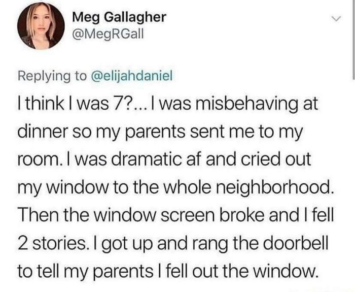 I Was Misbehaving At Dinner