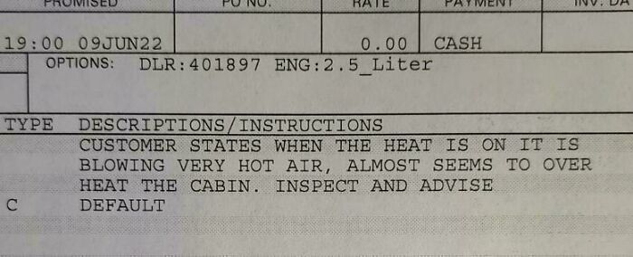 To All My Service Advisors, How Do You Write Stuff Up Like This And Keep Yourself Professional?