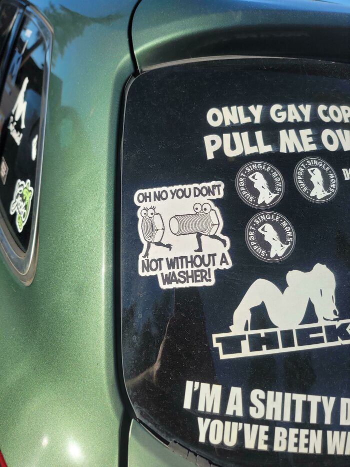 This Sticker Made Me Chuckle....