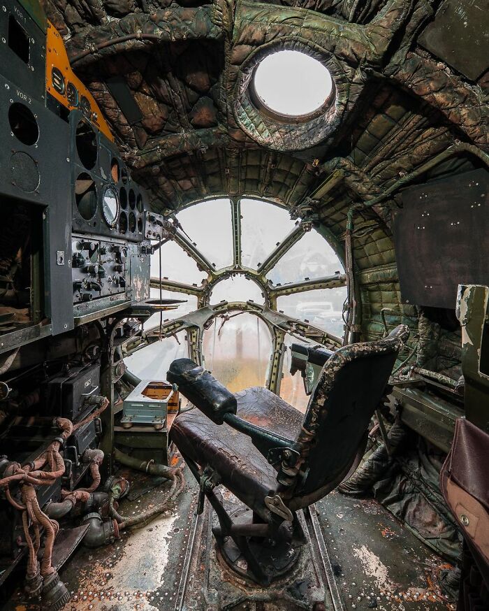 Navigator's Position On A Tu-104 Ok-Ldc In Petrovice, Czech Republic