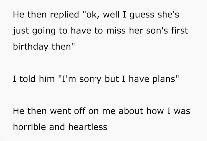Coworker Bombards Guy With Text Messages Calling Him A &ldquo;Childless Man Child&rdquo; After He Refused To Cover Her Shift That Fell On Her Son&rsquo;s 1st Birthday