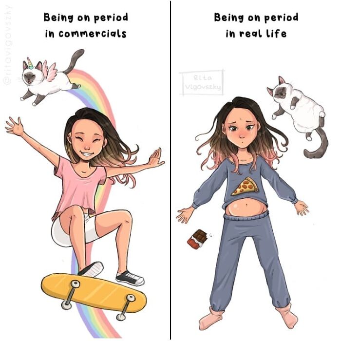 Artist Shows Everyday Life With A Cat Summarized In Adorable Comics (69 New Pics)