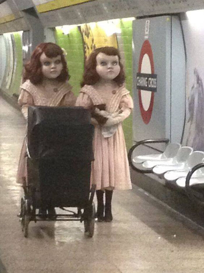 This British Facebook Page Is Sharing 40 Pictures That Prove 'Random' Is A Daily Thing On 'The Tube'