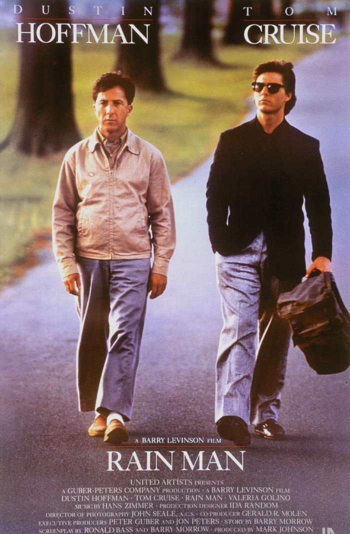 Movie poster for "Rain Man"