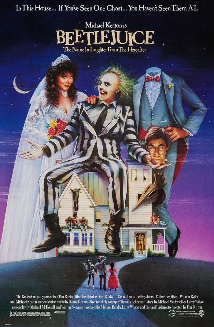 Movie poster for "Beetlejuice"