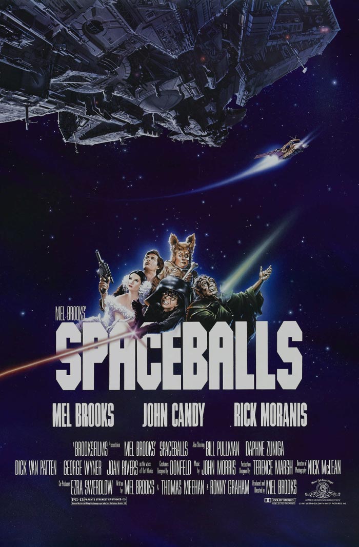 Movie poster for "Spaceballs"