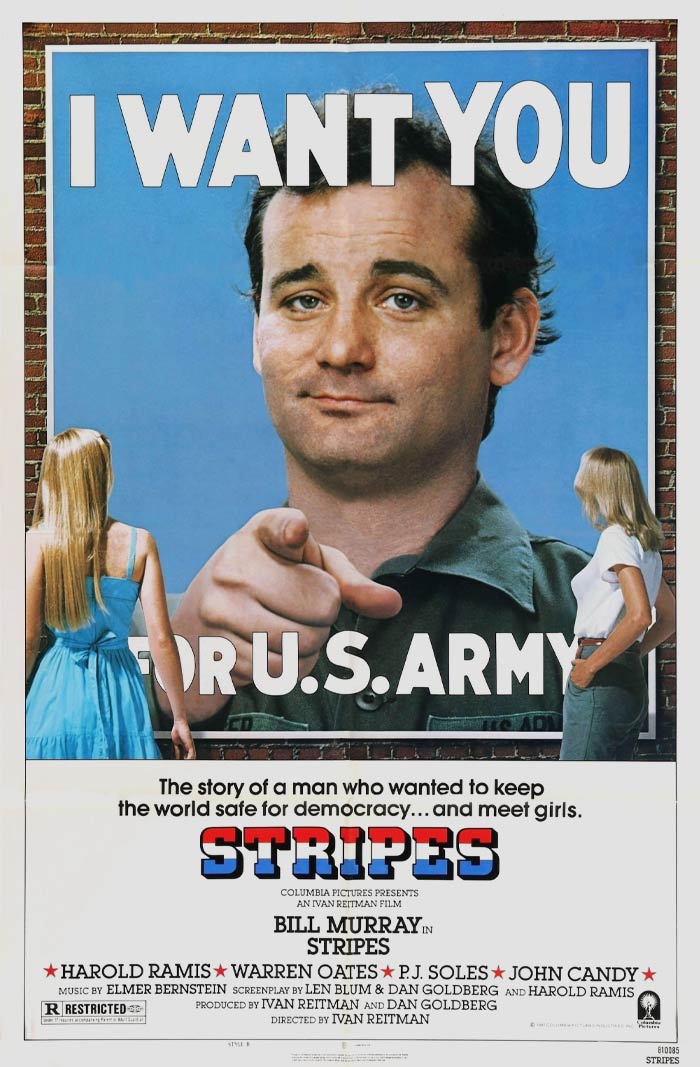 Movie poster for "Stripes"