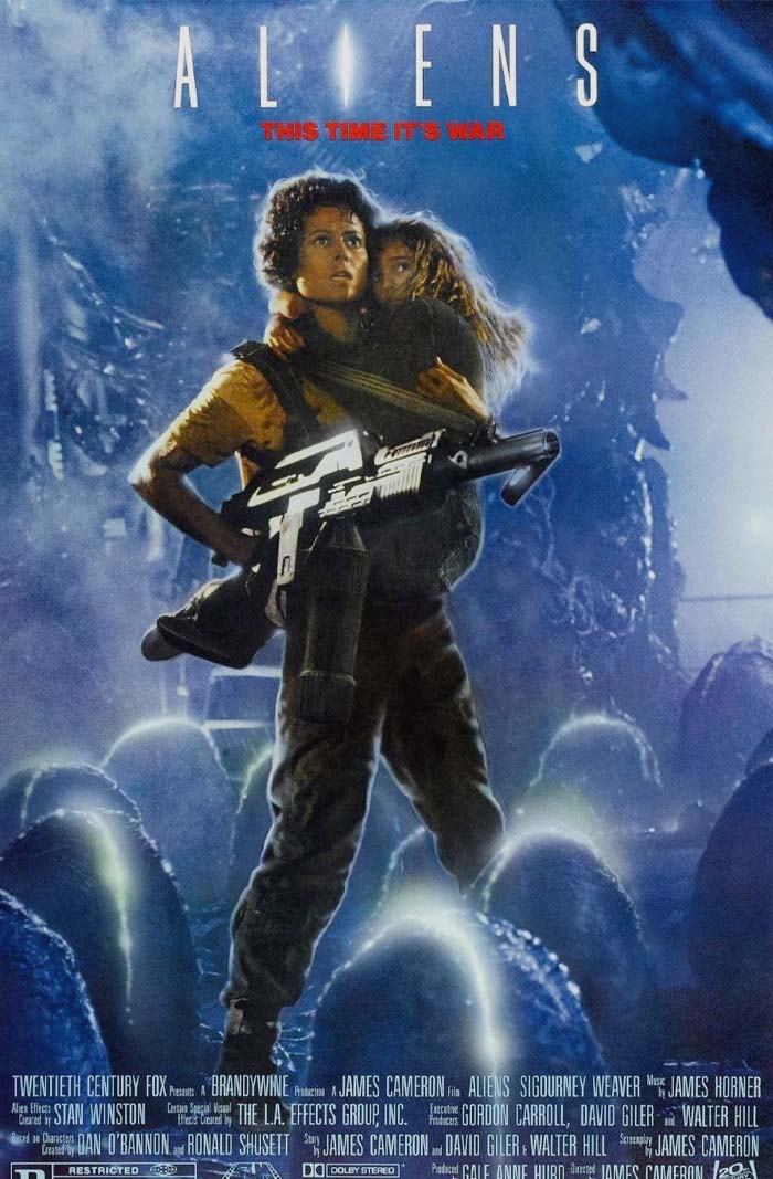 Movie poster for "Aliens"