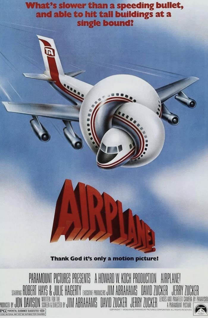 Movie poster for "Airplane!"