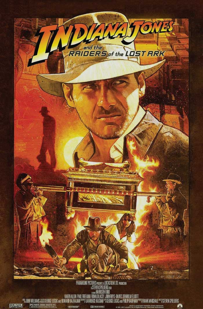 Movie poster for "Raiders Of The Lost Ark"