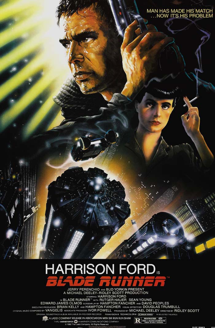 Movie poster for "Blade Runner"