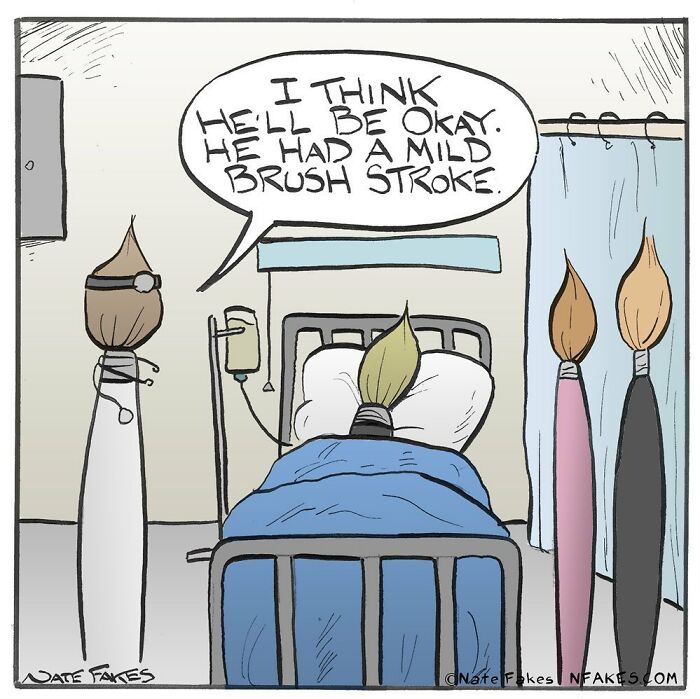 90 New Funny One-Panel Comics By Nate Fakes With A Sudden Twist