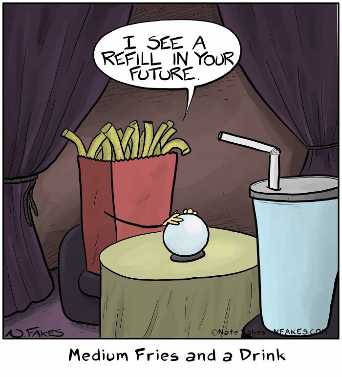 90 New Funny One-Panel Comics By Nate Fakes With A Sudden Twist