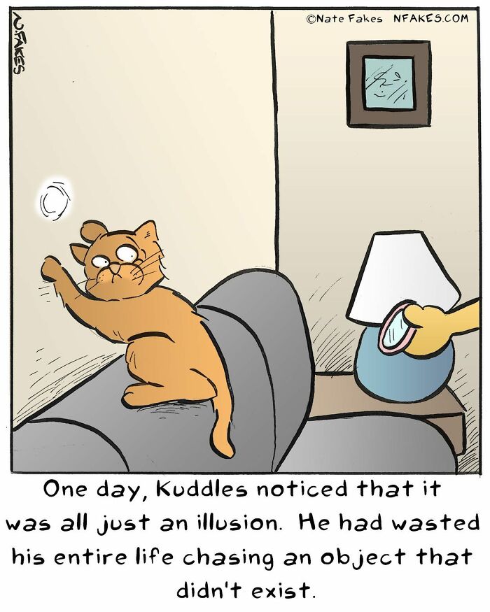 90 New Funny One-Panel Comics By Nate Fakes With A Sudden Twist