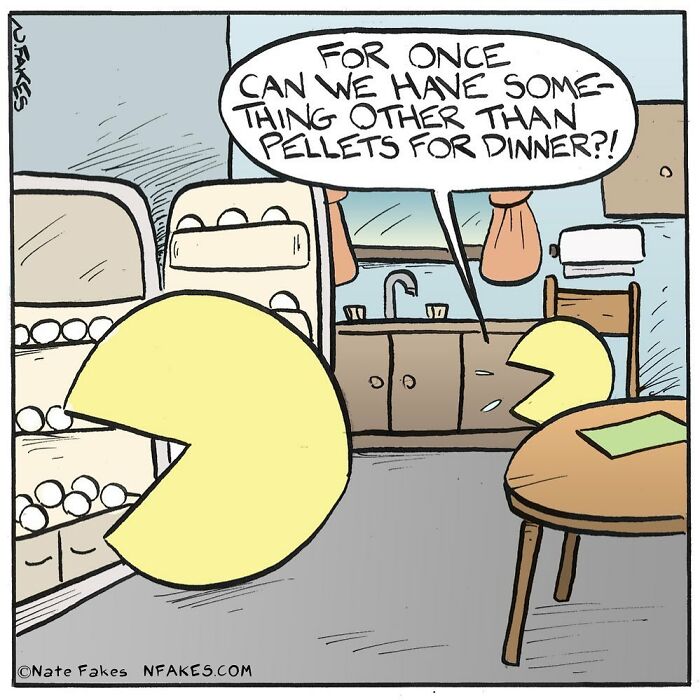 90 New Funny One-Panel Comics By Nate Fakes With A Sudden Twist