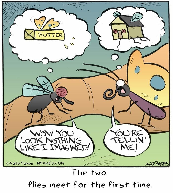 90 New Funny One-Panel Comics By Nate Fakes With A Sudden Twist