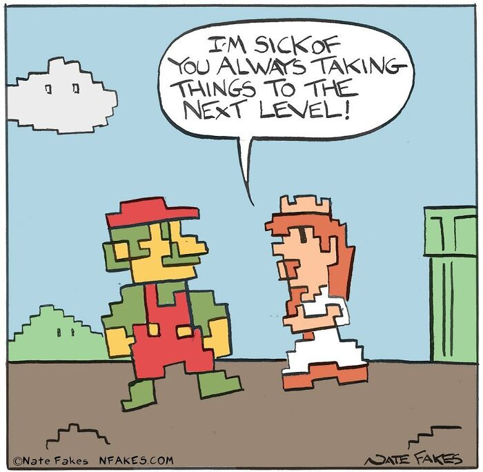 90 New Funny One-Panel Comics By Nate Fakes With A Sudden Twist