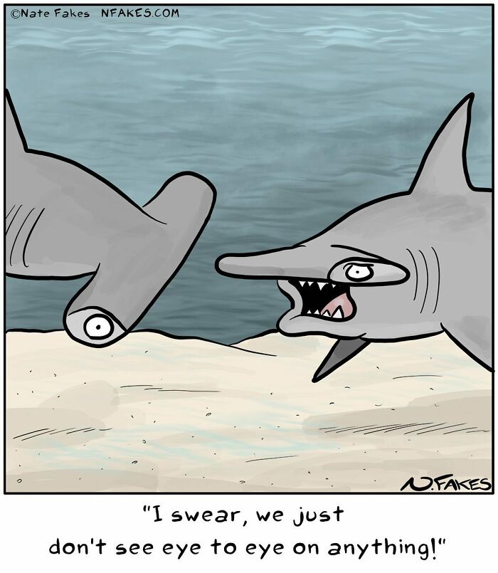 90 New Funny One-Panel Comics By Nate Fakes With A Sudden Twist