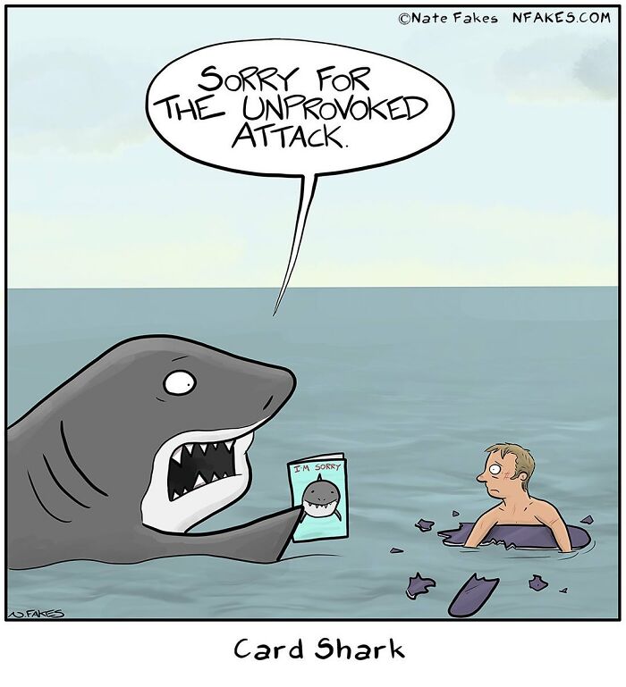 90 New Funny One-Panel Comics By Nate Fakes With A Sudden Twist