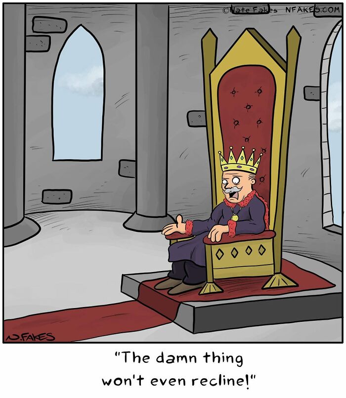 90 New Funny One-Panel Comics By Nate Fakes With A Sudden Twist