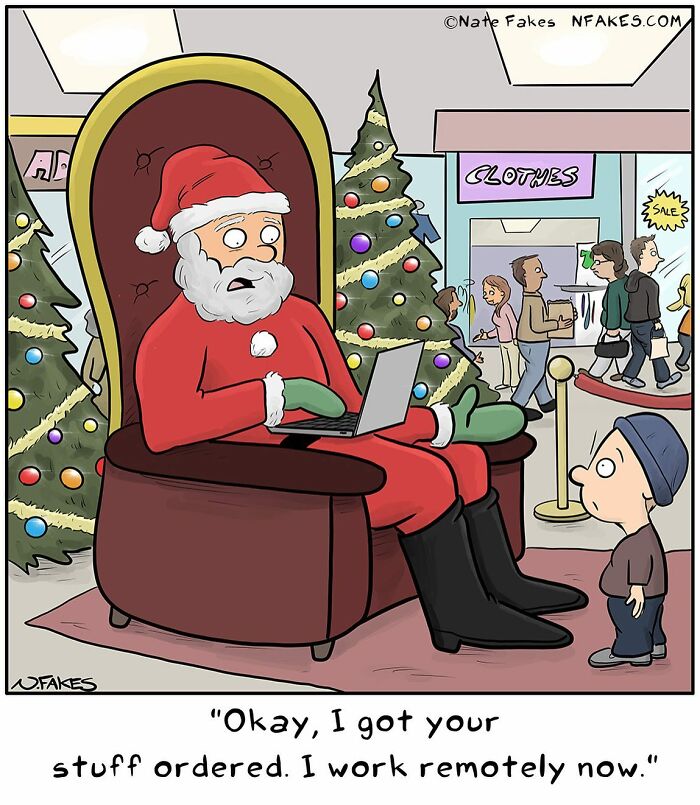 90 New Funny One-Panel Comics By Nate Fakes With A Sudden Twist