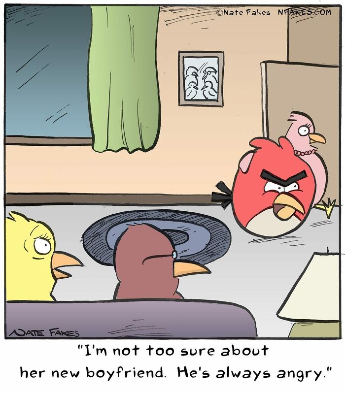 90 New Funny One-Panel Comics By Nate Fakes With A Sudden Twist