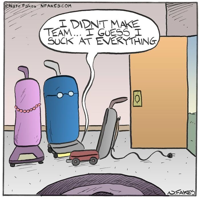 90 New Funny One-Panel Comics By Nate Fakes With A Sudden Twist