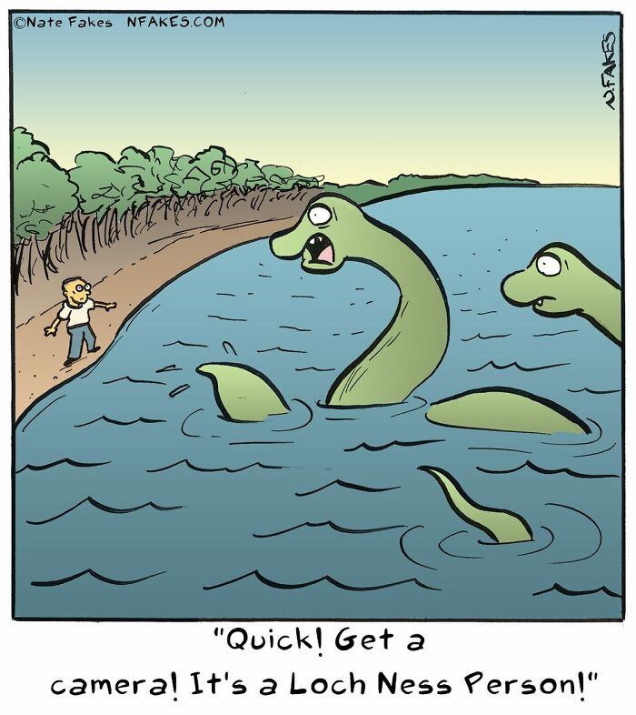 90 New Funny One-Panel Comics By Nate Fakes With A Sudden Twist