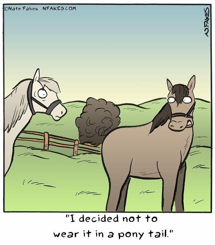 90 New Funny One-Panel Comics By Nate Fakes With A Sudden Twist