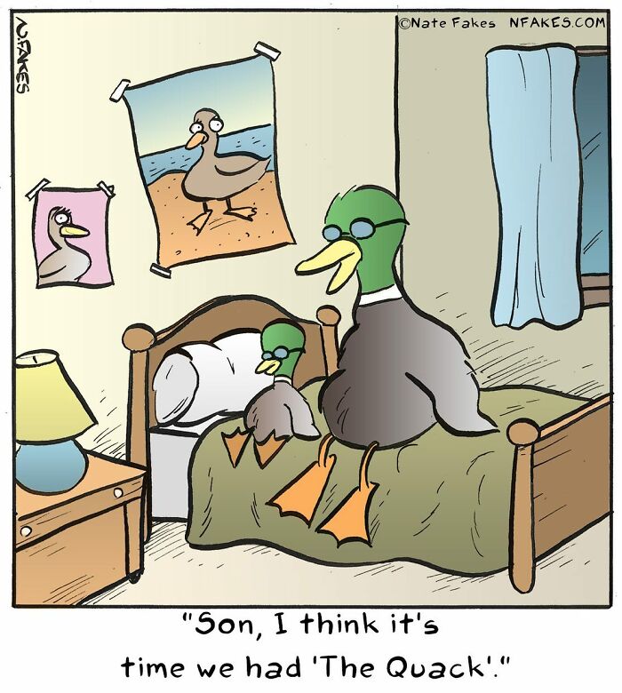 90 New Funny One-Panel Comics By Nate Fakes With A Sudden Twist