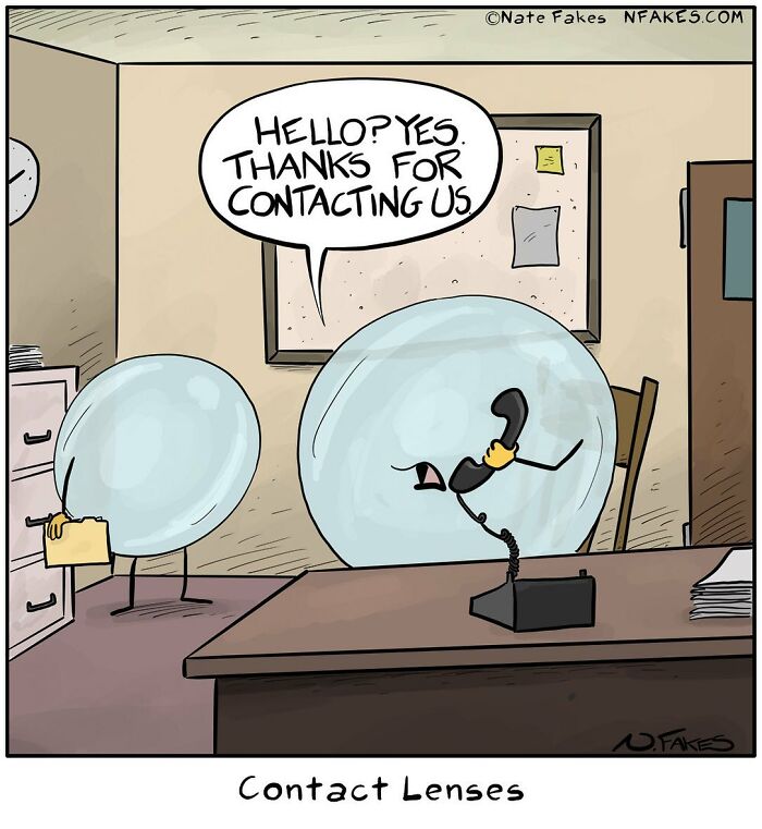 90 New Funny One-Panel Comics By Nate Fakes With A Sudden Twist