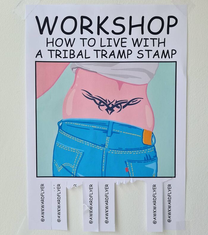 I Create Super Awkward Flyers And Paste Them In The Streets (40 Images)
