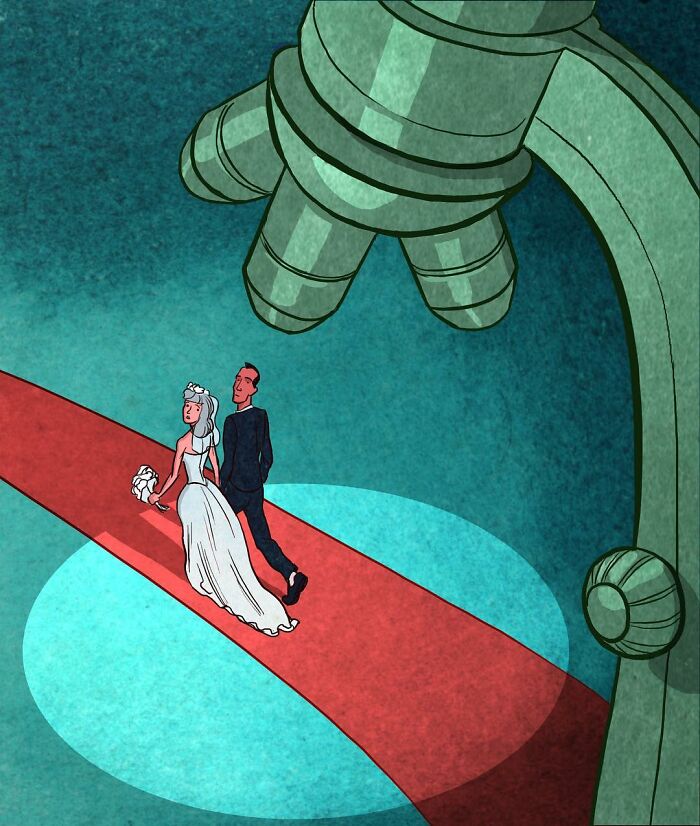 Artist Illustrated 16 Interesting And Thoughtful Illustrations Showing The Other Side Of The World