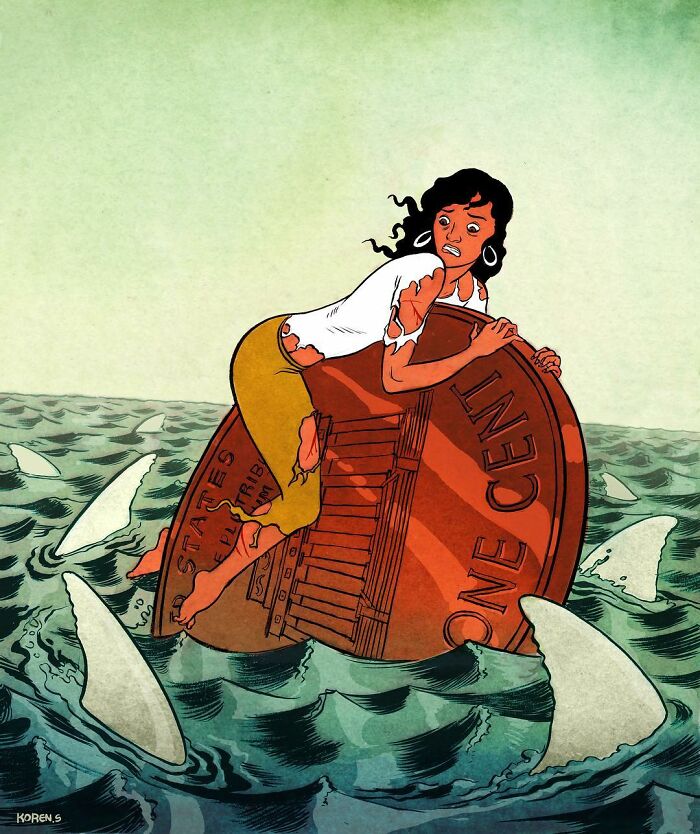 Artist Illustrated 16 Interesting And Thoughtful Illustrations Showing The Other Side Of The World