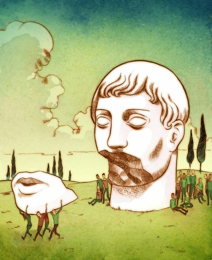 Artist Illustrated 16 Interesting And Thoughtful Illustrations Showing The Other Side Of The World