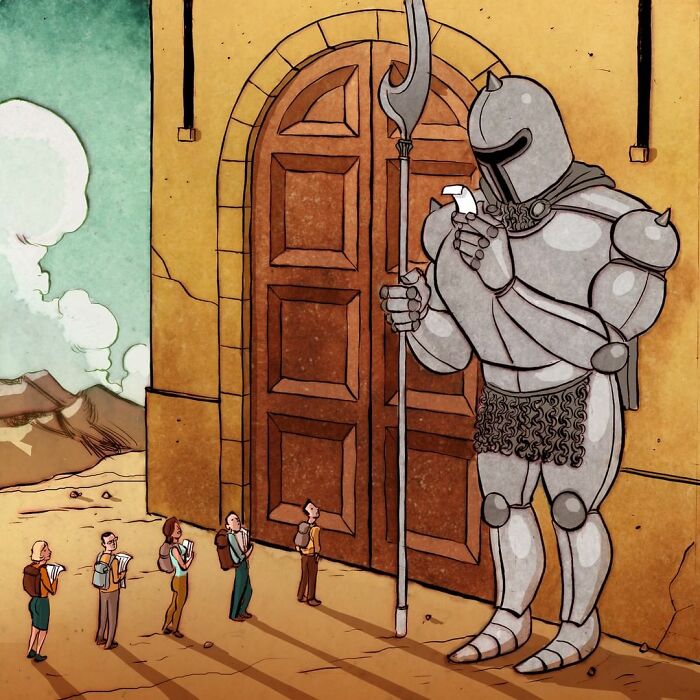 Artist Illustrated 16 Interesting And Thoughtful Illustrations Showing The Other Side Of The World