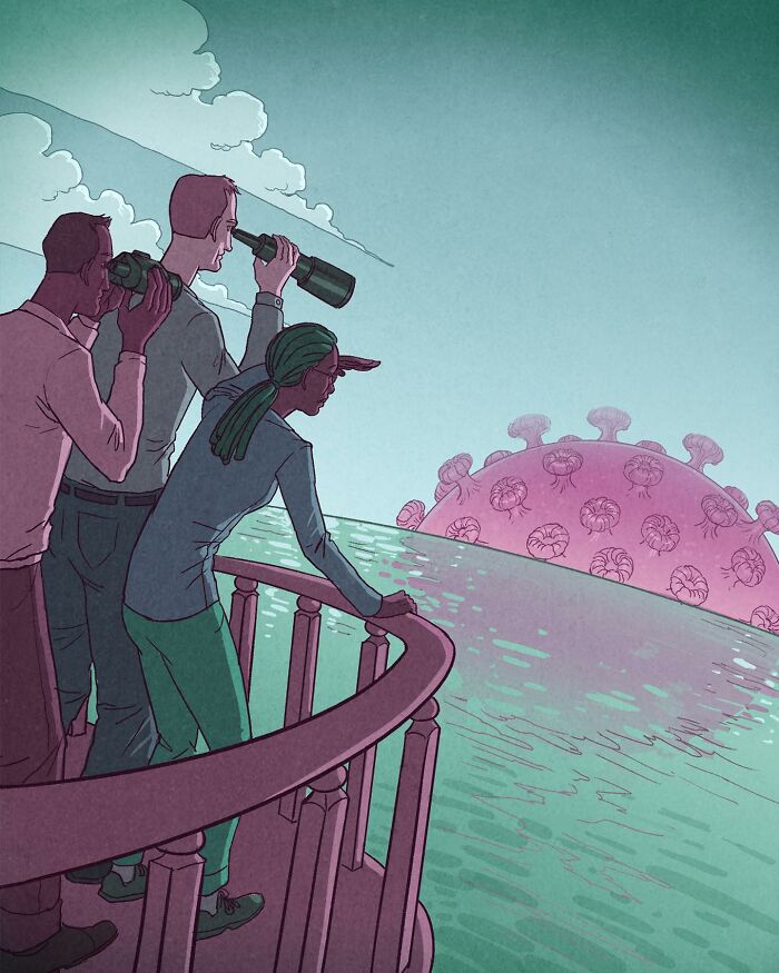 Artist Illustrated 16 Interesting And Thoughtful Illustrations Showing The Other Side Of The World