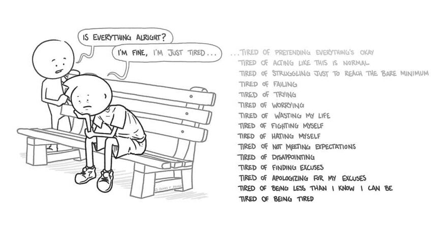 Artist Continues To Create Comics About How To Fight Depression With Humor