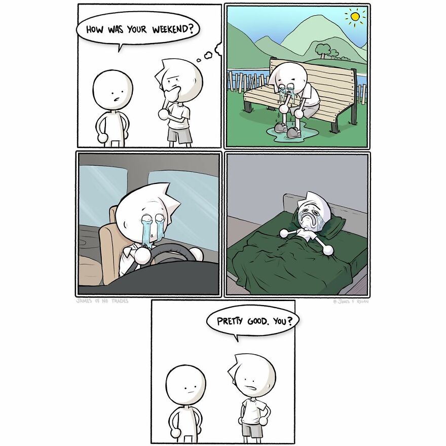 Artist Continues To Create Comics About How To Fight Depression With Humor