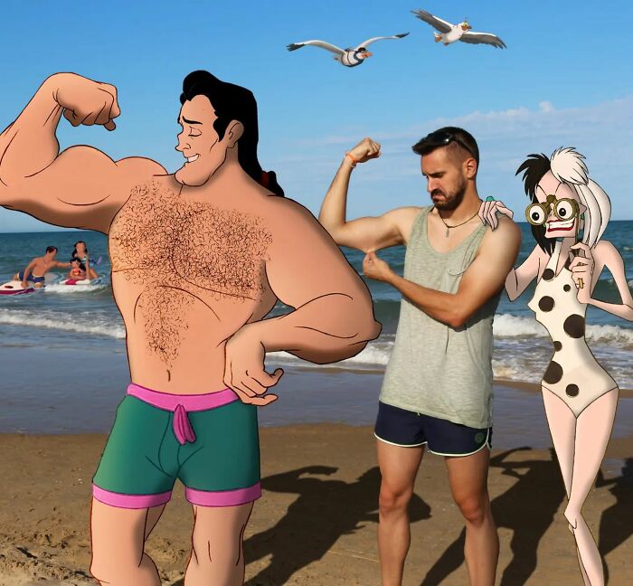 Elementary School Teacher Photoshops Classic Disney Characters Into His Life And The Result Is Captivating (29 New Pics)