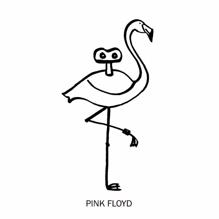 Artist Makes Fun Fusions Of Drawings Forming A Single Word