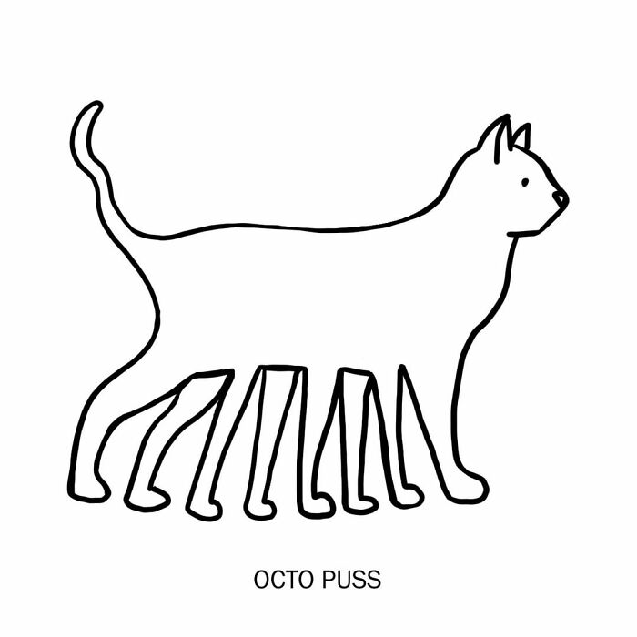 Artist Makes Fun Fusions Of Drawings Forming A Single Word