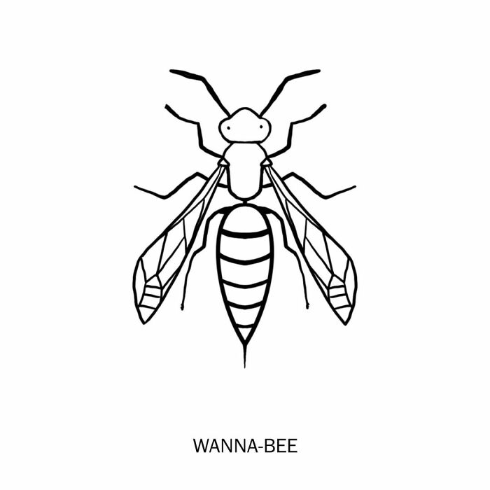 Artist Makes Fun Fusions Of Drawings Forming A Single Word