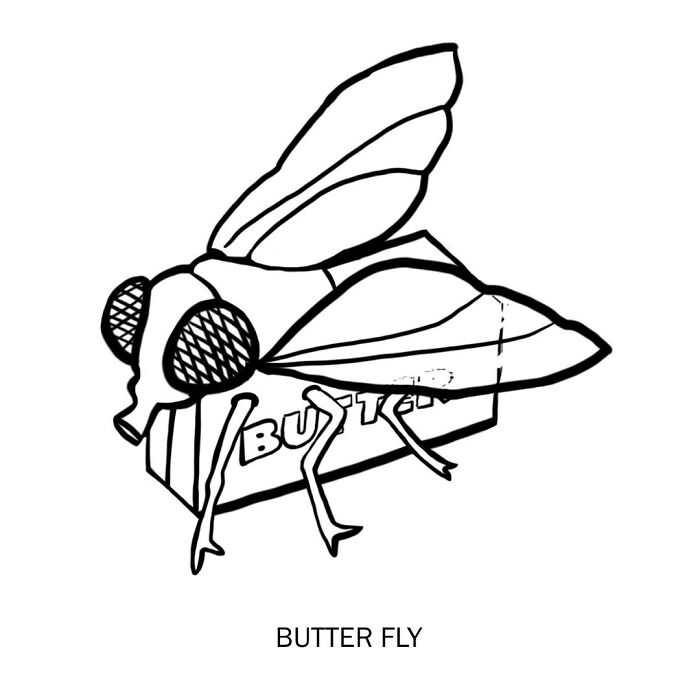 Artist Makes Fun Fusions Of Drawings Forming A Single Word