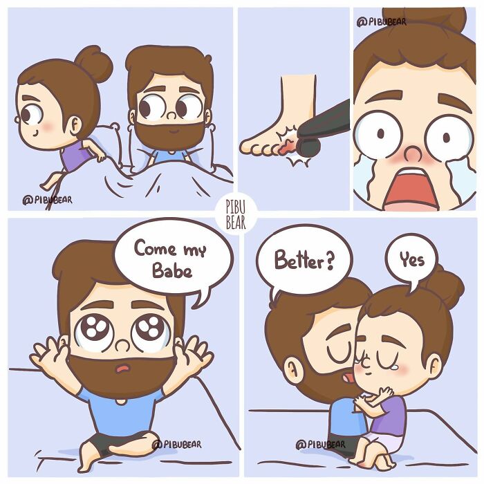 Artist Makes Illustrations Of How Life As A Couple Can Be Passionate And Also Very Fun